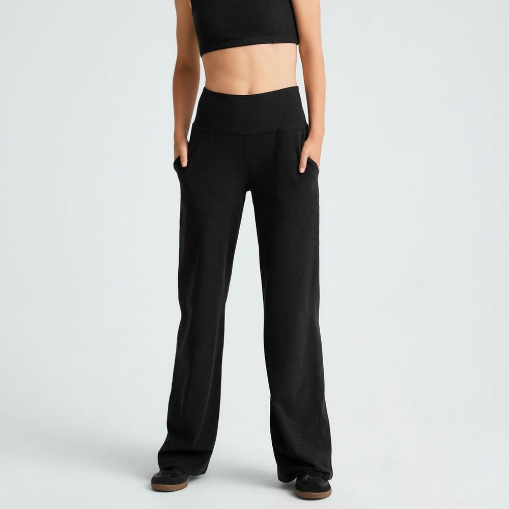 Beyond Yoga Black Wide Leg Pants